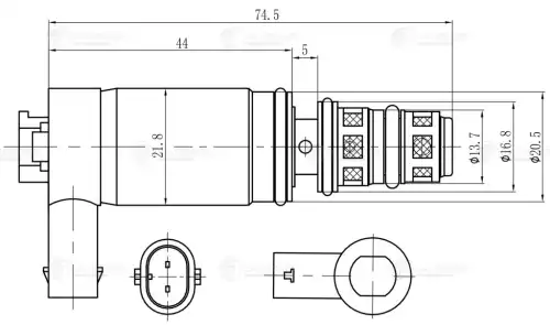 Lccv 2103 клапан регулирующий компрессора LUZAR LCCV 2103