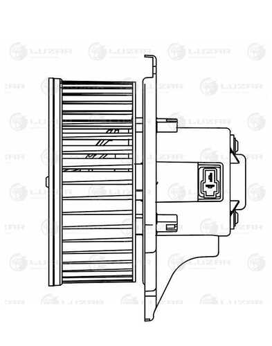 Lfh 0860 вентилятор отопителя LUZAR LFH 0860