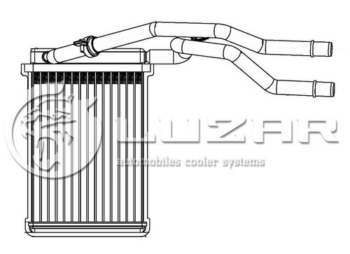 Радиатор отопителя LUZAR LRh 1031