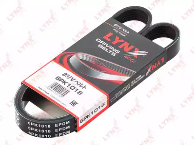 Ремень ручейковый LYNXAUTO 6PK1018