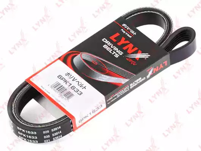 Поликлиновой ремень LYNXAUTO 6PK1633