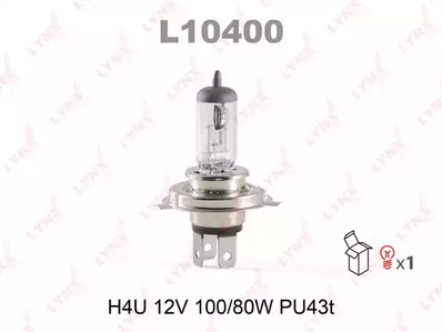 Лампа галогеновая h4u LYNXAUTO L10400