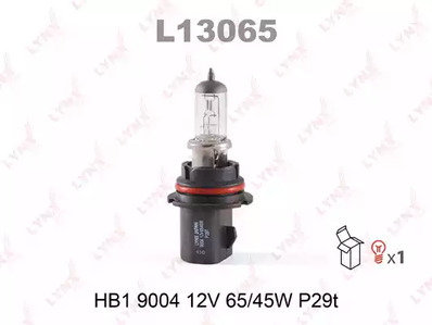 Лампа галогеновая hb1 LYNXAUTO L13065