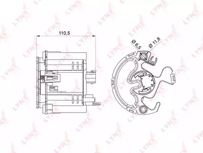 Топливный фильтр LYNXAUTO LF-983M