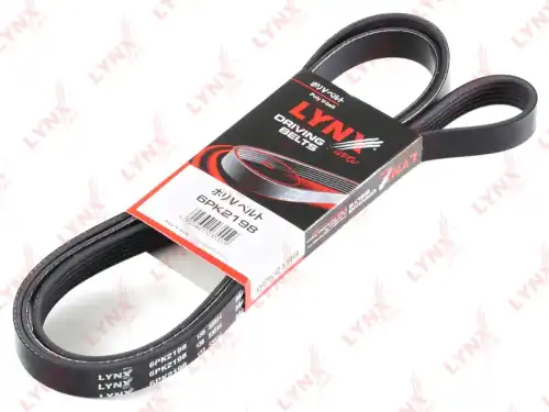 Поликлиновой ремень (ручейковый) LYNXAUTO 6PK2198