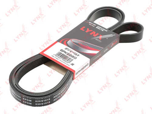 Ремень приводной поликлиновой LYNXAUTO 6PK2220
