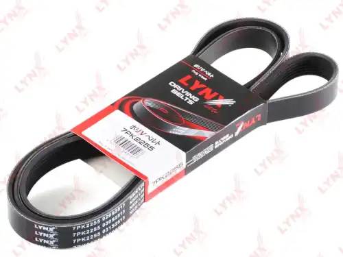 Поликлиновой ремень (ручейковый) LYNXAUTO 7PK2255