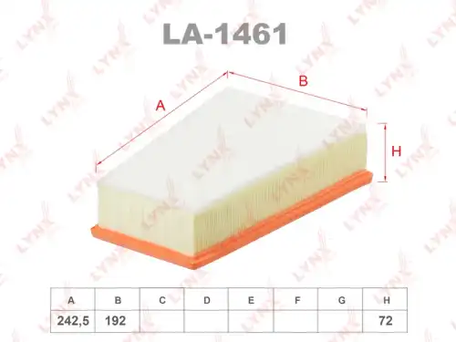 Воздушный фильтр LYNXAUTO LA-1461