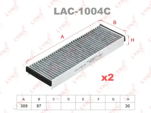 Салонный фильтр LYNXAUTO LAC-1004C