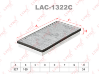 Салонный фильтр LYNXAUTO LAC-1322C