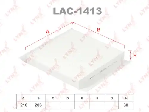 Салонный фильтр LYNXAUTO LAC-1413