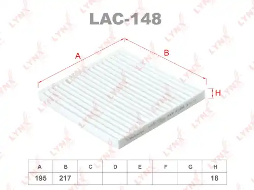 Салонный фильтр LYNXAUTO LAC-148