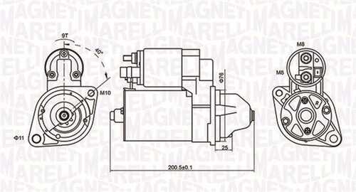 Стартер MAGNETI MARELLI 063721412010