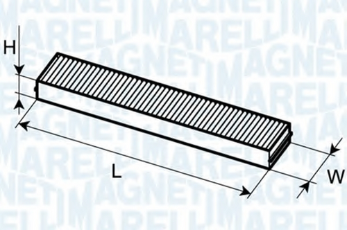 Салонный фильтр MAGNETI MARELLI 350203061820