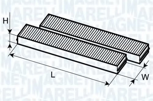 Салонный фильтр MAGNETI MARELLI 350203062610