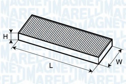 Салонный фильтр MAGNETI MARELLI 350203062630