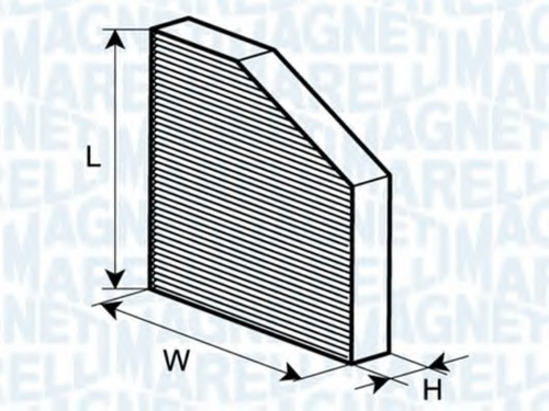Салонный фильтр MAGNETI MARELLI 350203065110