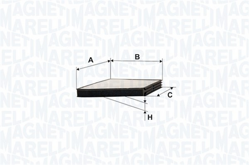 Салонный фильтр MAGNETI MARELLI 350203066380