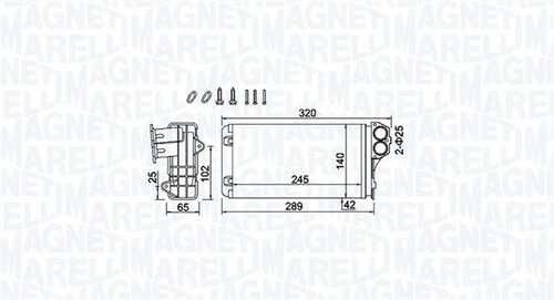 Br416 радиатор печки citro xsara picasso 12.99-/peuge 206 07.02-