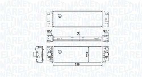 Mst476 интеркулер vw crafter mb sprinter 06-
