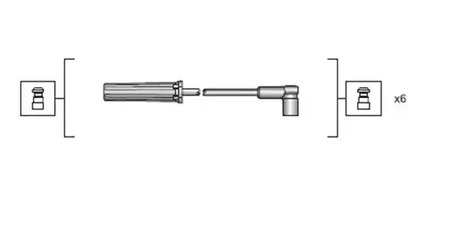 Провода зажигания MAGNETI MARELLI 941318111143