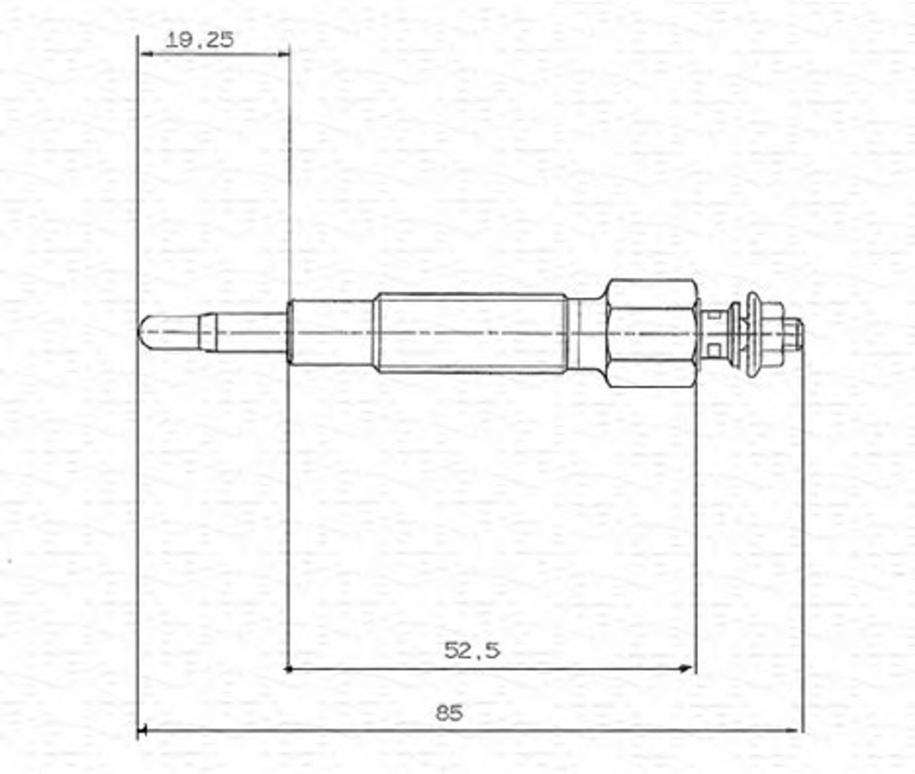Свеча накаливания MAGNETI MARELLI 062900037304
