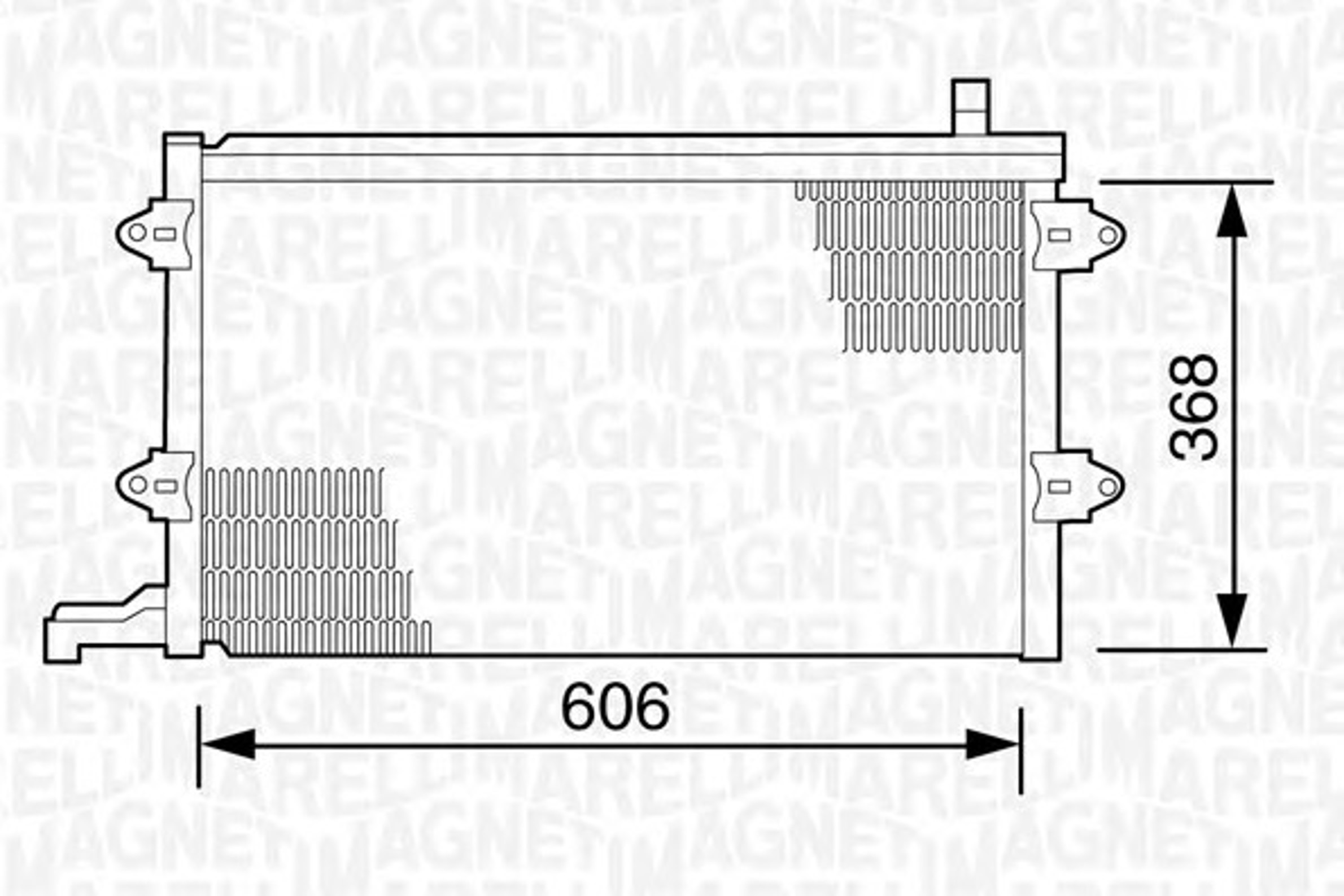 Конденсатор кондиционер MAGNETI MARELLI 350203243000