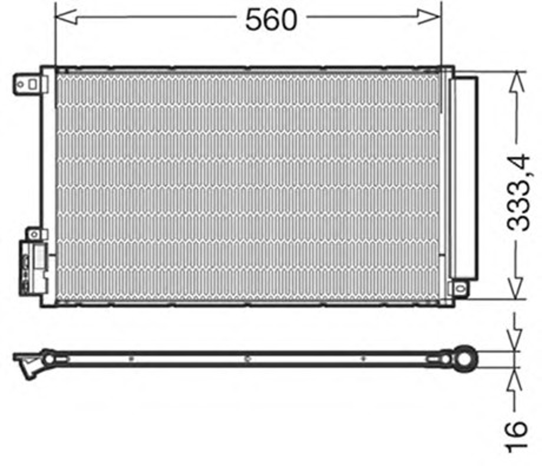 Радиатор кондиционера MAGNETI MARELLI 350203620000
