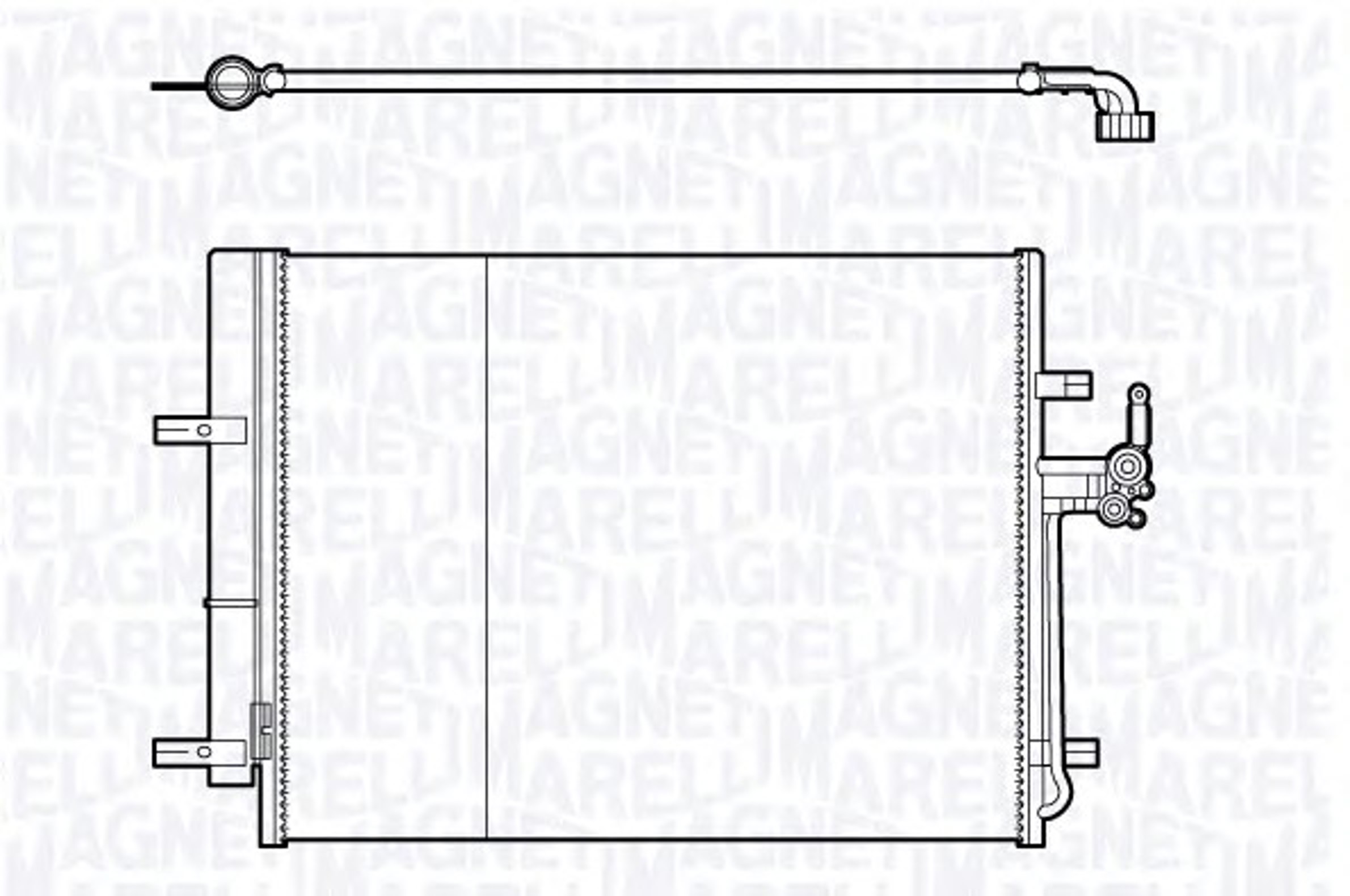 Конденсатор кондиционер MAGNETI MARELLI 350203712000