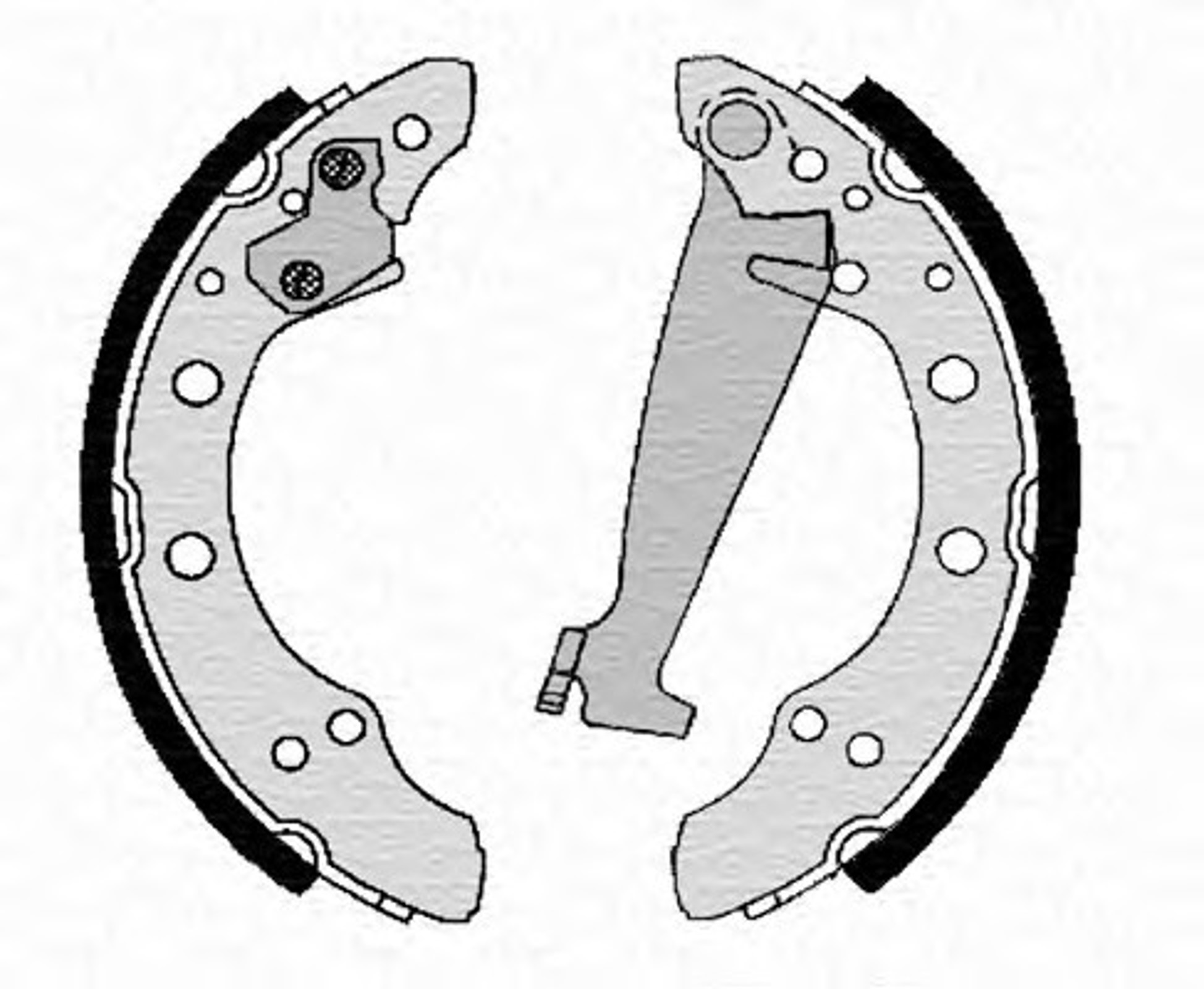 Колодки тормозные барабанные MAGNETI MARELLI 360219196625