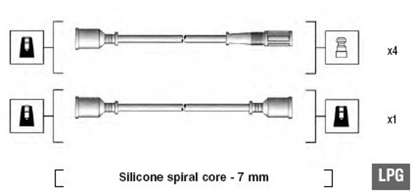 Комплект проводов зажигания MAGNETI MARELLI 941095430588