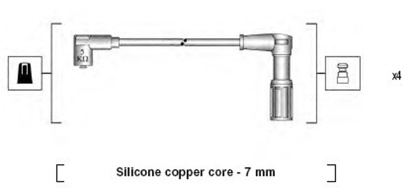 Комплект проводов зажигания MAGNETI MARELLI 941095770615