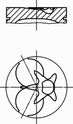 Поршень двс MAHLE/KNECHT 002 93 02