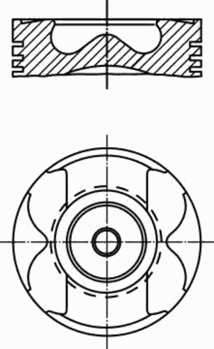 Поршень двс MAHLE/KNECHT 0045900