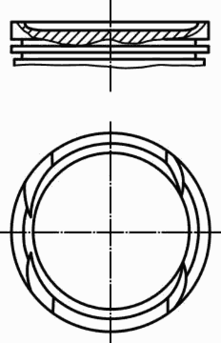 Поршень двс MAHLE/KNECHT 009 52 00