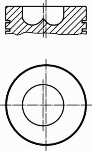 Поршнекомплект MAHLE/KNECHT 009 89 02