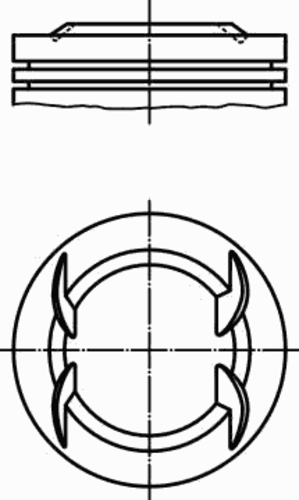 Поршень MAHLE/KNECHT 0122300