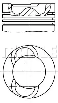 Поршень двс MAHLE/KNECHT 0280902