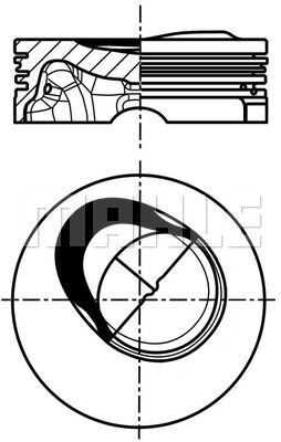Поршень двс MAHLE/KNECHT 028PI00130000