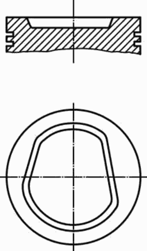 Поршень двс MAHLE/KNECHT 030 67 00