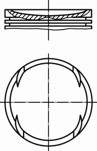 Поршень двс MAHLE/KNECHT 030 89 00