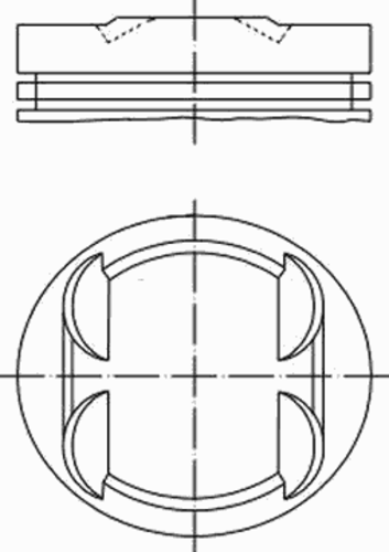 Поршень двс MAHLE/KNECHT 033 18 00