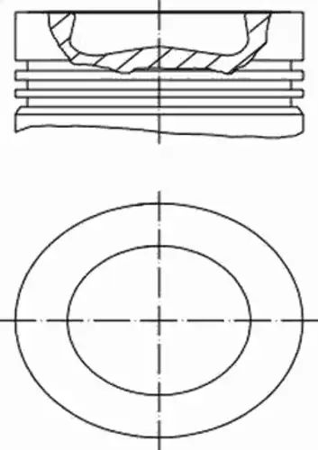 Поршень двигателя MAHLE/KNECHT 038 56 00