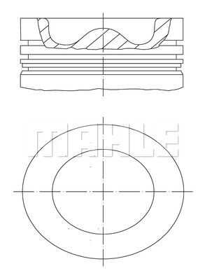 099 99 00 поршень r6 108 MAHLE/KNECHT 099 99 00