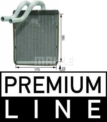 Теплообменник отопление салона behr premium line