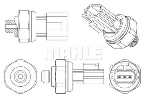 Датчик давления кондиционера MAHLE/KNECHT ASE8000P