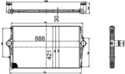 Интеркулер MAHLE/KNECHT CI518000S