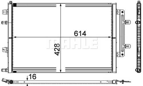 Радиатор системы охлаждения MAHLE/KNECHT CR868000P