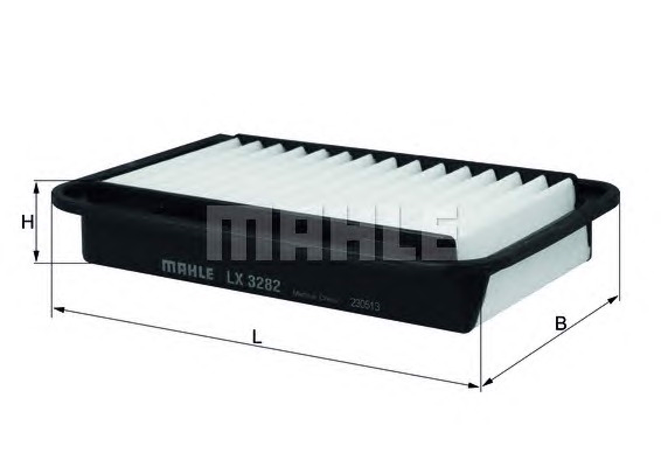 Фильтр воздушный MAHLE/KNECHT LX3282