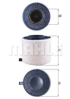 Фильтр воздушный MAHLE/KNECHT LX4410